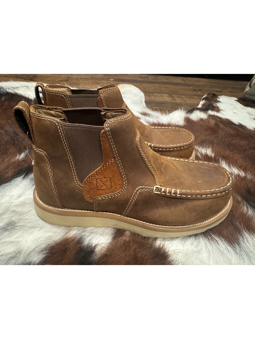 NEW Twisted X Chelsea Work Boots Men’s Size 7.5M • Style MCAN001